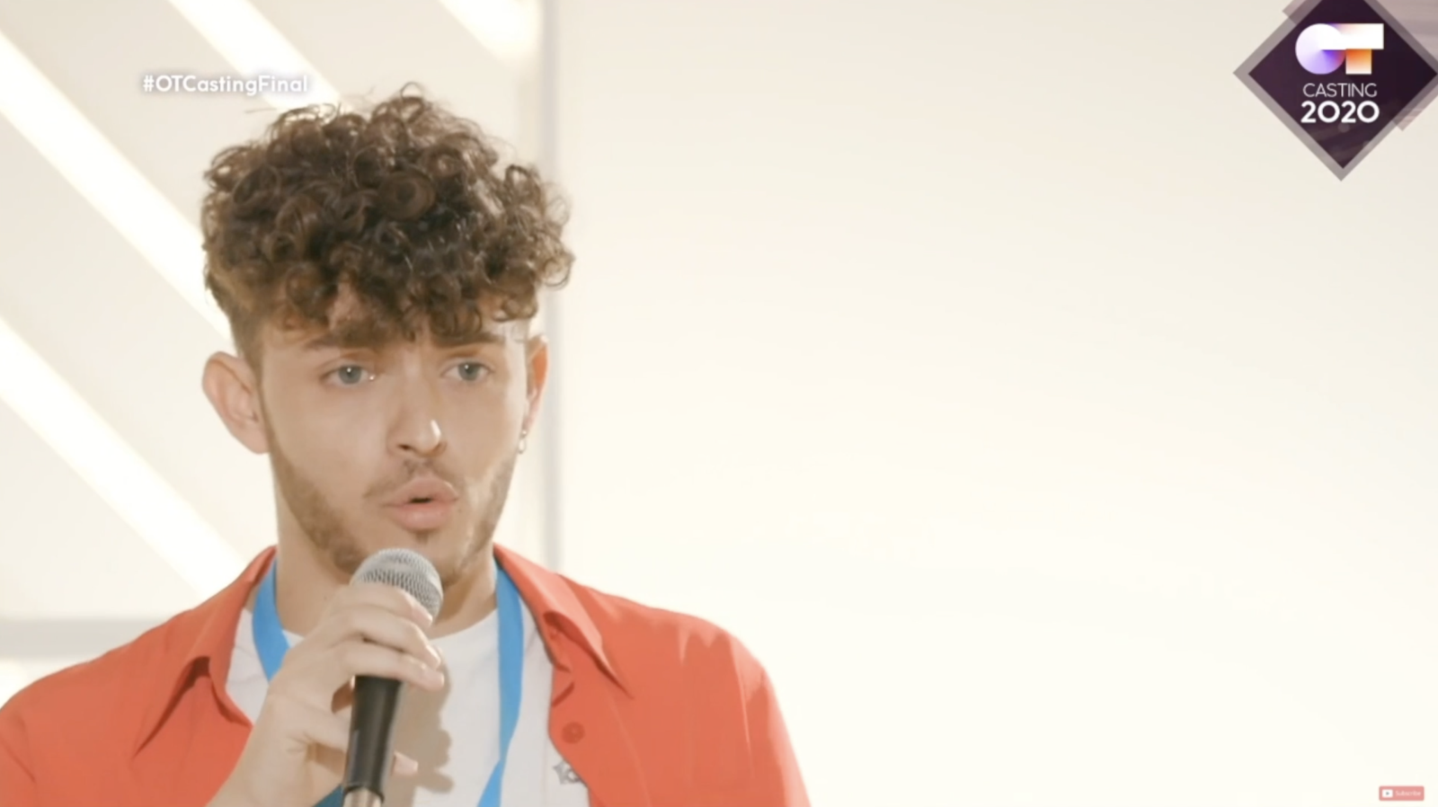 Jesús, Anajú, Betto Jones, Flavio, Edu y Laura en la primera prueba en el casting final de OT 2020