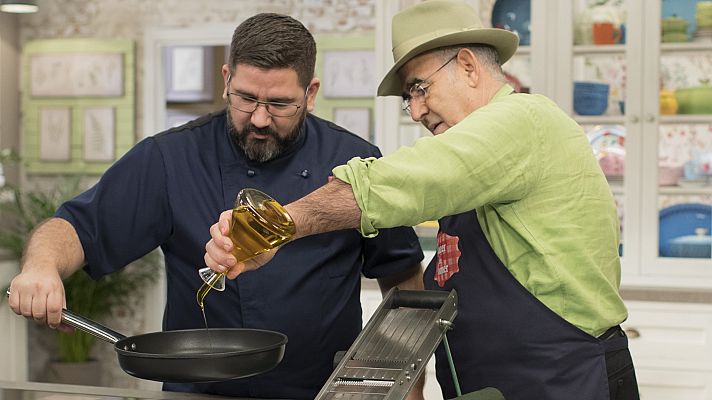 Hacer de comer - Pasta boloñesa y milhojas de chicharro
