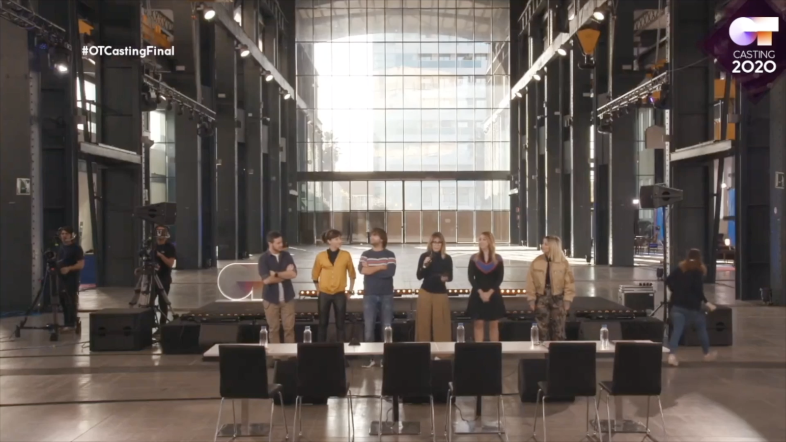 Noemí Galera presenta la prueba grupal en el casting final de OT 2020