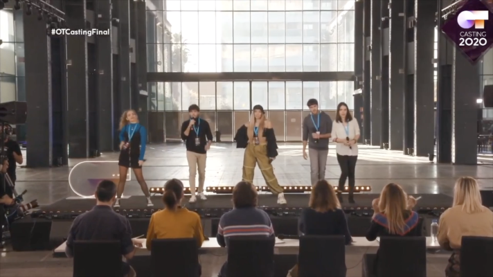 OT 2020 - Rafa, Javy, Julia, Ángela y Aroxa cantan 'Reggeatón lento'