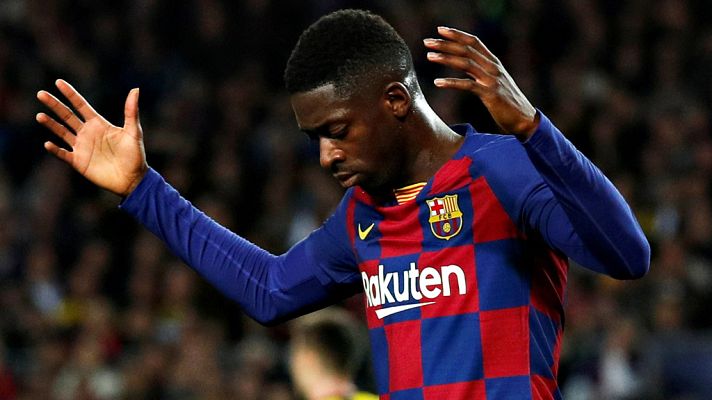 Telediario 1 - Dembélé estará 10 semanas de baja por su tercera lesión de la temporada