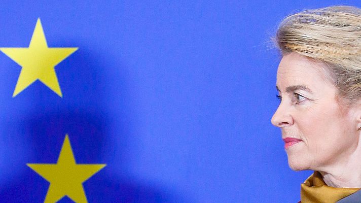 Telediario 1 - La nueva presidenta de la CE subraya que la responsabilidad de los nuevos líderes es "dejar una Unión más fuerte"