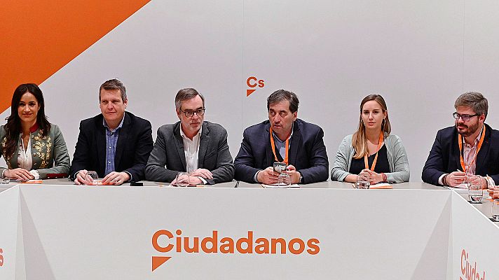 Telediario 1 - Áspero debate en el Consejo de Cs que aprobó la gestora