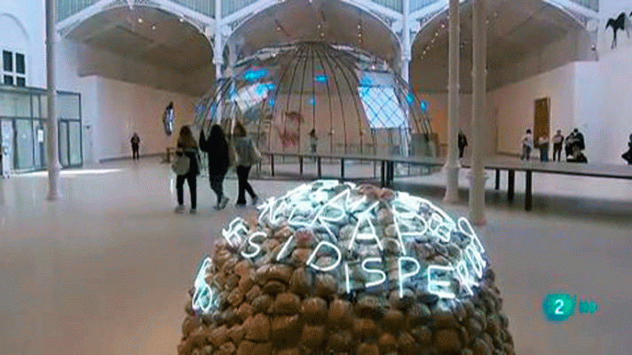 La aventura del Saber - El tiempo es mudo, exposición de Mario Merz