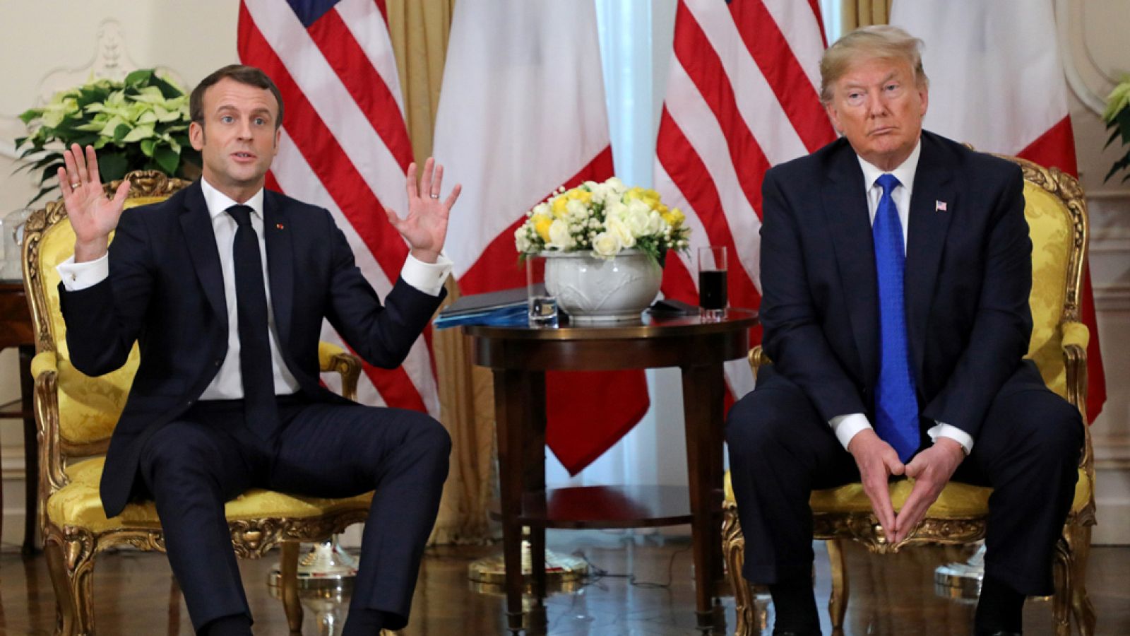 Trump y Macron protagonizan un rifirafe en el comienzo de la cumbre de la OTAN