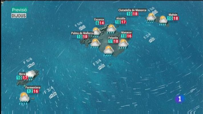Informatiu Balear - El temps a les Illes Balears - 04/12/19