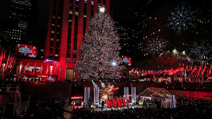 D Corazón - Nueva York: Árbol del Rockefeller Center ya se ha encendido