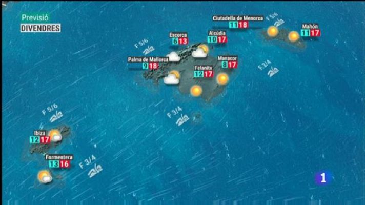 Informatiu Balear - El temps a les Illes Balears - 05/12/19