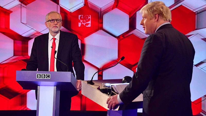 La batalla por el 'Brexit' domina el ltimo cara a cara electoral entre Johnson y Corbyn