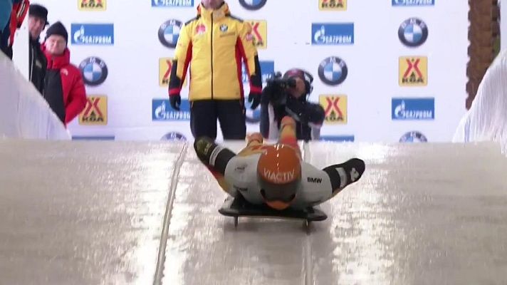 Deportes de hielo - Skeleton masculino - Copa del Mundo 1ª manga. Lake Placid, EE.UU.