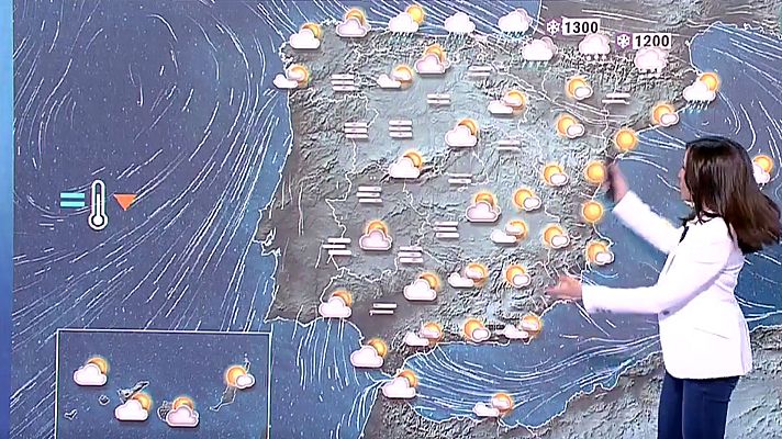 El tiempo - La nieblas en el interior dan paso a un lunes de cielos claros con temperaturas en descenso en el norte peninsular