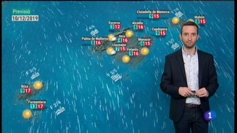 El temps a les Illes Balears - 09/12/19