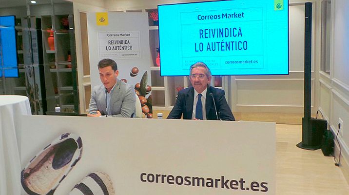 Telediario 1 - "Yo me quedo", la campaña de Correos Market