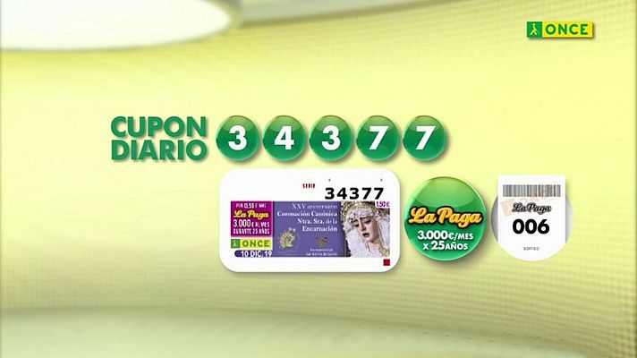 Sorteos ONCE - Sorteo ONCE - 10/12/19