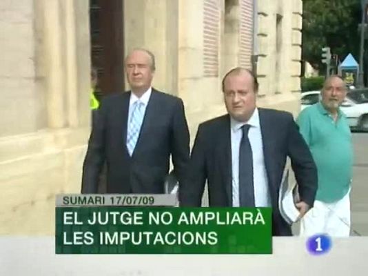 L'informatiu - Comunitat Valenciana - L'informatiu Comunitat Valenciana - 17/07/09