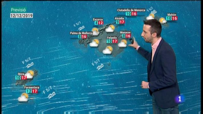 Informatiu Balear - El temps a les Illes Balears - 11/12/19