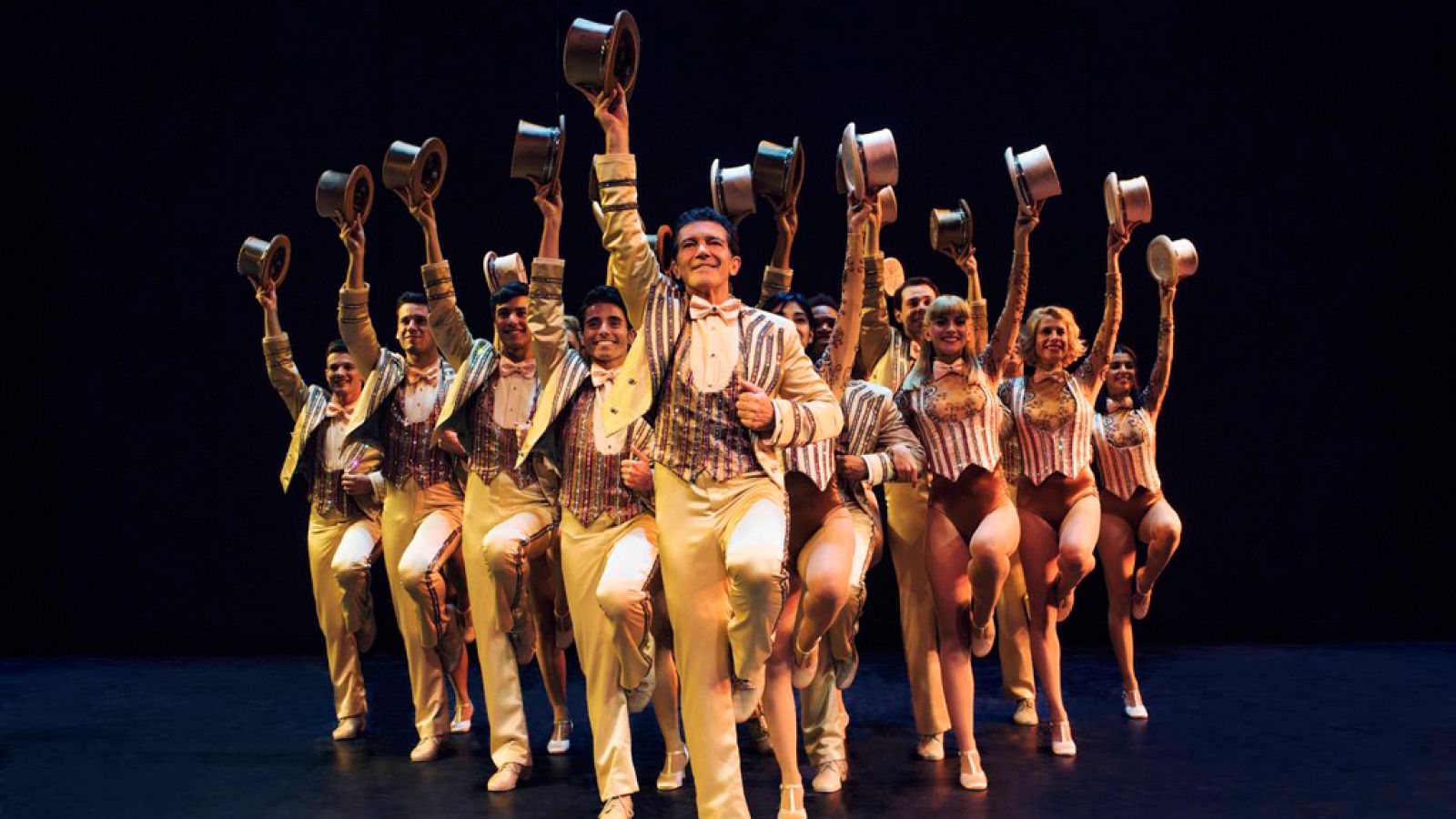 Gran éxito de 'A Chorus Line' en el teatro de Antonio Banderas, en Málaga