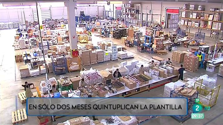 Aquí hay trabajo - La cesta de Navidad da alegrías y empleo