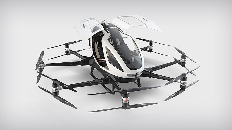 Una empresa china comercializa un coche volador eléctrico