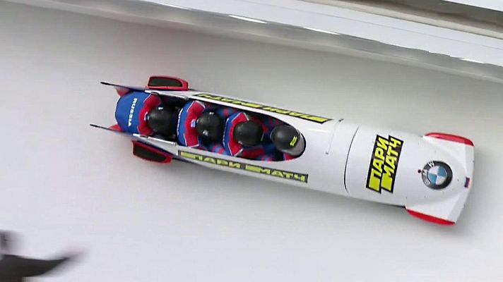Deportes de hielo - Bobsleigh A-4 masculino - Copa del mundo 2ª manga