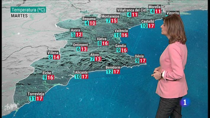 L'informatiu - Comunitat Valenciana - El tiempo en la Comunidad Valenciana - 16/12/19