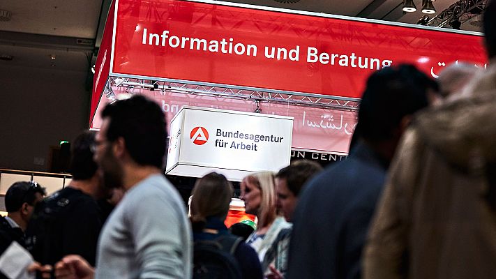 Telediario 1 - Alemania busca mano de obra cualificada