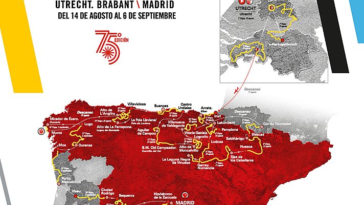 Telediario 1 - Presentado el recorrido de la 75ª edición de la Vuelta Ciclista a España 2020