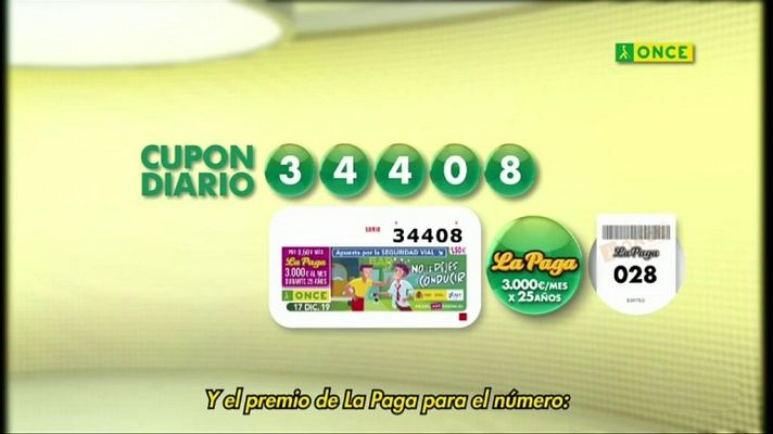 Sorteos ONCE - Sorteo ONCE - 17/12/19