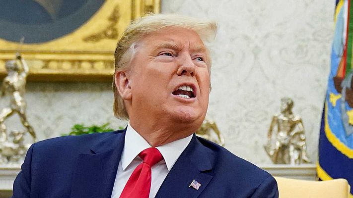 Telediario 1 - Trump carga contra el 'impeachment'