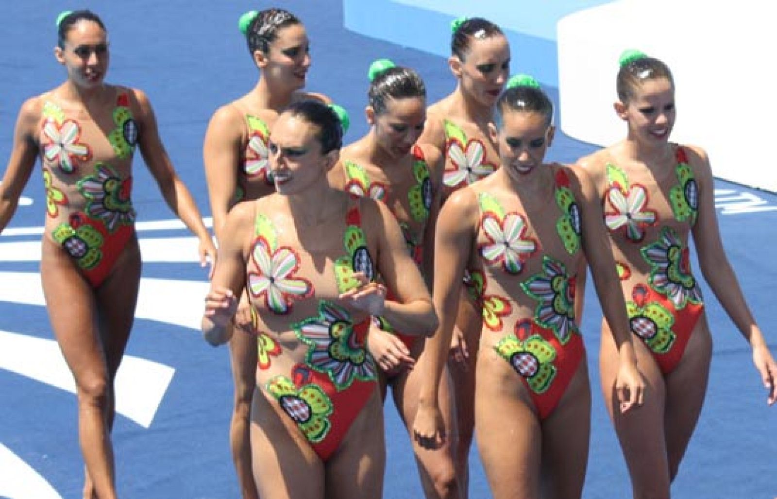 Debut accidentado en la sincro | Ver