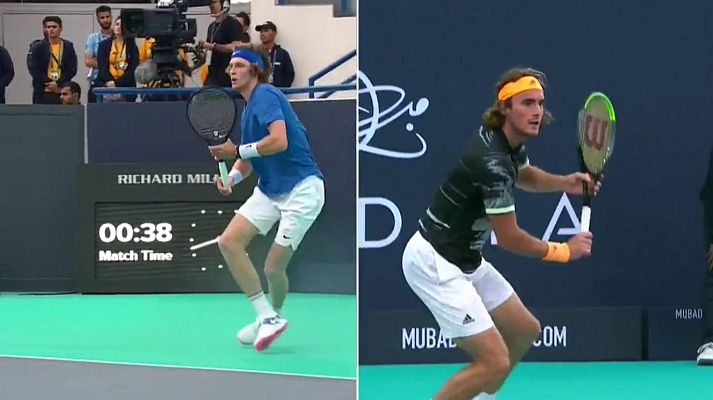 Tenis - Mubadala Championship. 1º partido: S. Tsitsipas - A. Rublev