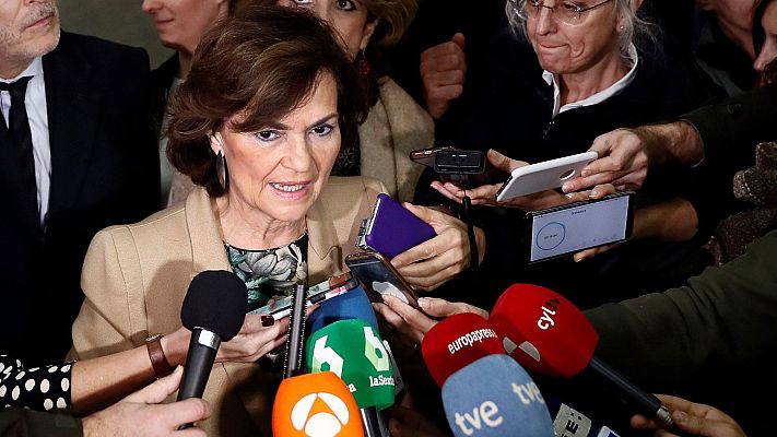 Telediario 1 - El Gobierno desliga el fallo del Tribunal Europeo de las negociaciones con ERC para la investidura