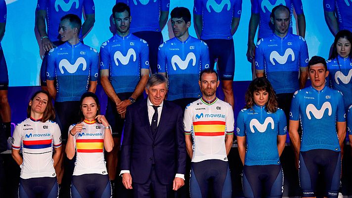 Telediario 1 - El Movistar apuesta por la juventud con Mas y Soler y la experiencia de Valverde