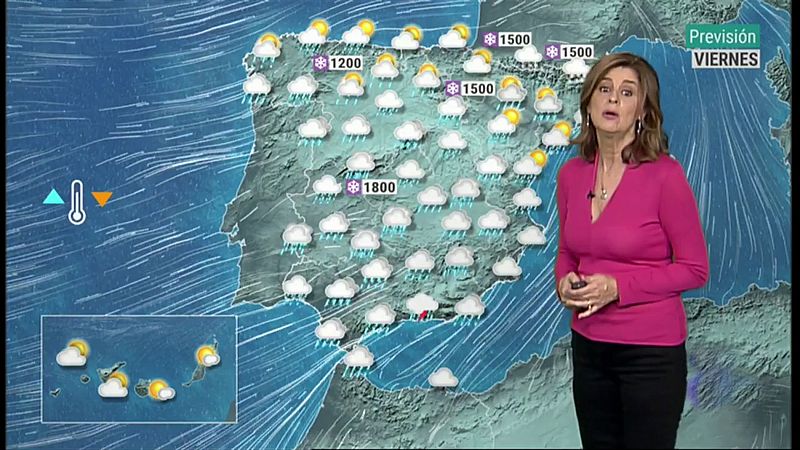 Continúa el viento fuerte y las precipitaciones en la Península y Baleares