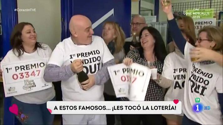 D Corazón - Famosos a los que les ha tocado la lotería