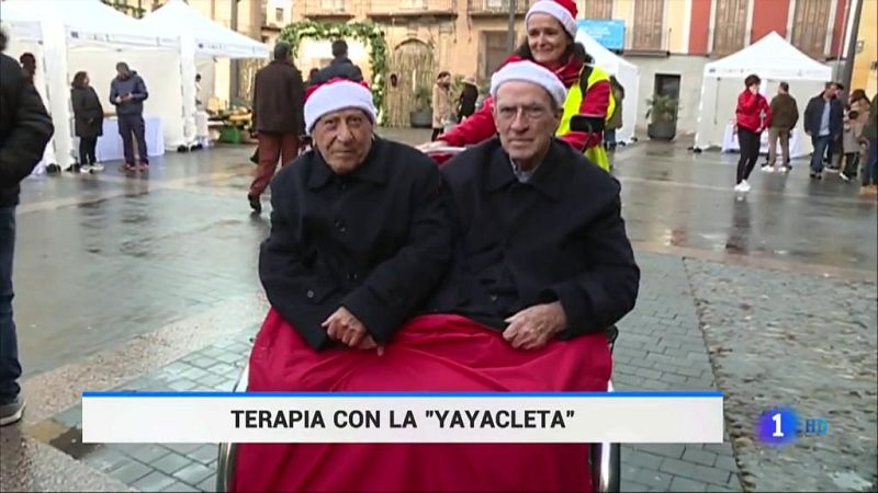 La 'Yayacleta', iniciativa solidaria con los mayores en Corella, Navarra