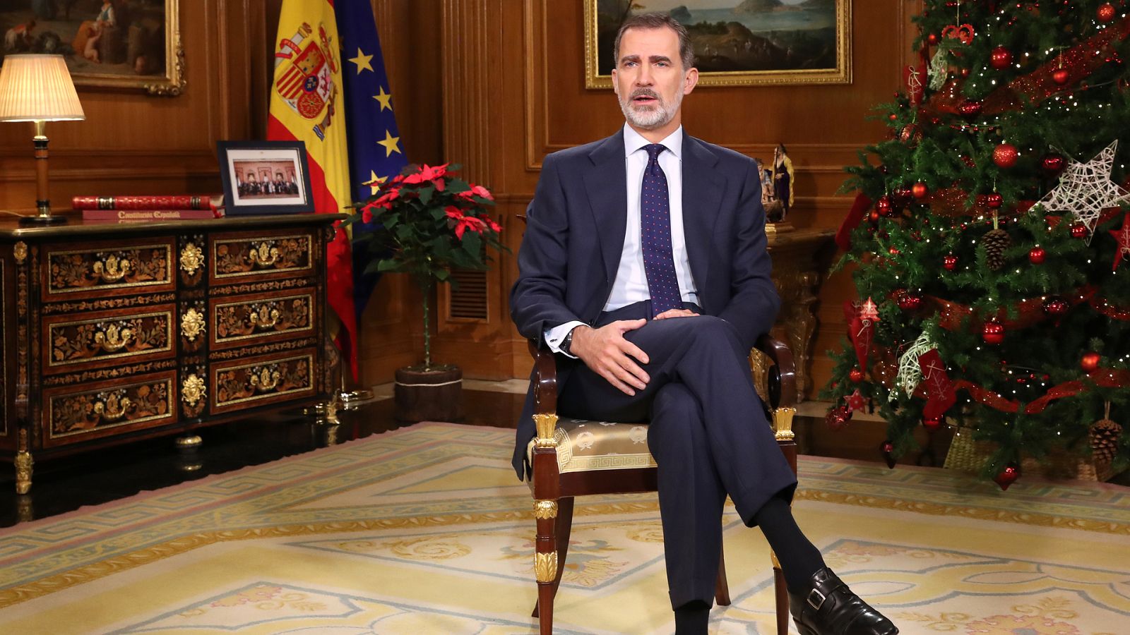 Mensaje de Navidad: El rey, ante la investidura, llama al Congreso a decidir "lo más conveniente para el interés general"