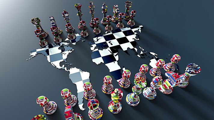 Telediario 1 - Estas serían las partidas de ajedrez del 2019 si el mapamundi fuera un tablero