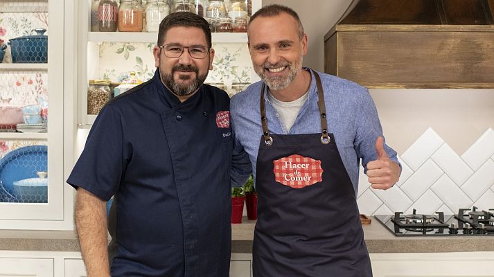 Hacer de comer - Crema de brócoli y sashimi en flor de lubina