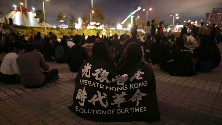 Telediario 1 - Así suenan las protestas sociales de 2019