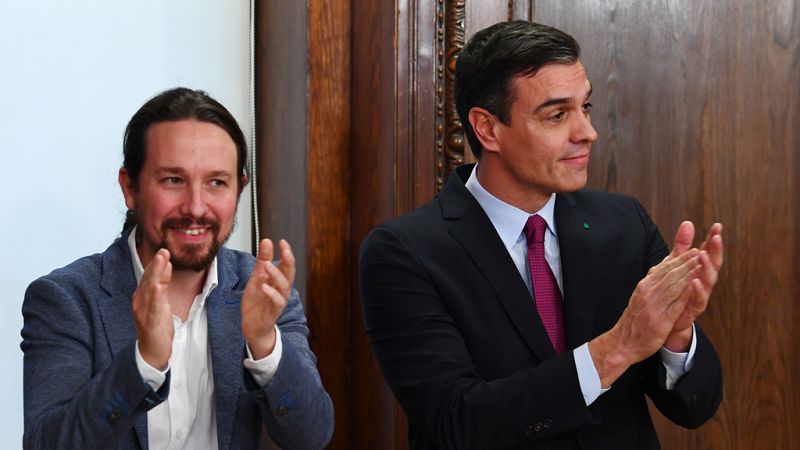 Sánchez e Iglesias abogan por un gobierno basado en la "justicia social" y el "diálogo" e instan a un pronta investidura - Informativo 24h | Ver
