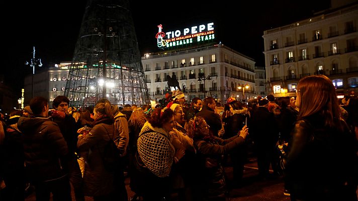 Campanadas de Fin de Año - Ensayo general de las Campanadas en la Puerta del Sol