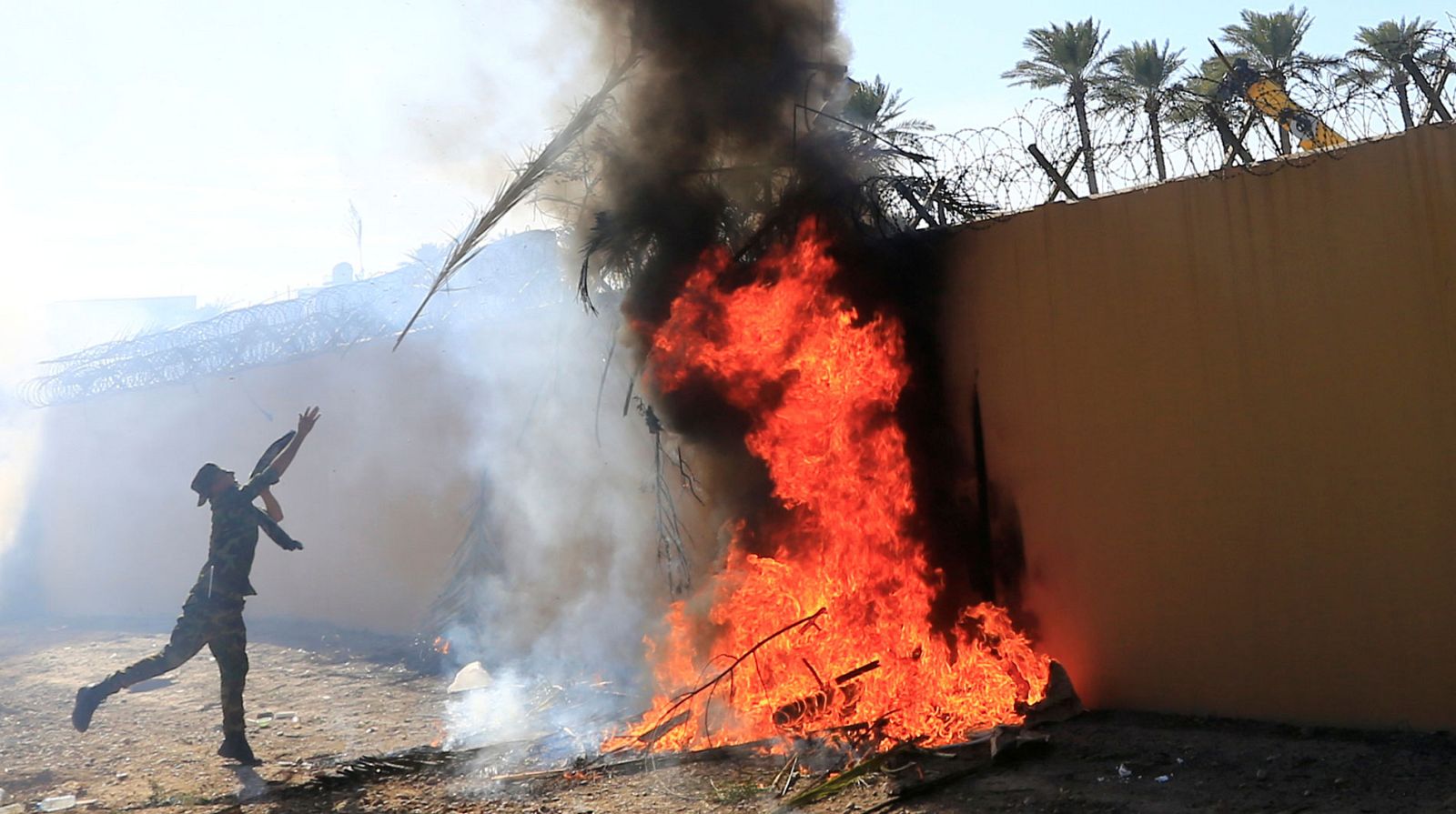 Desalojan la embajada estadounidense en Irak