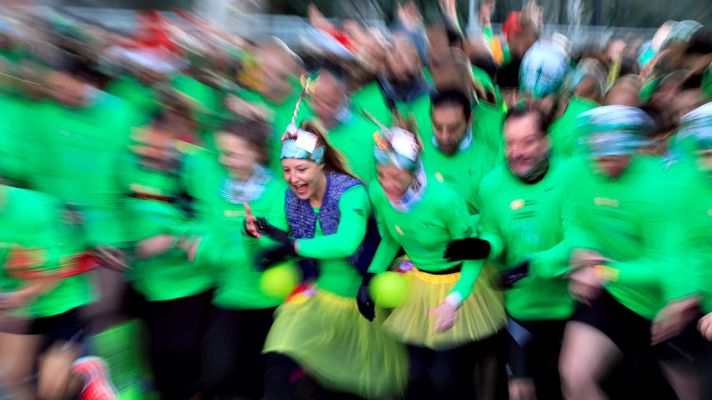 Telediario 1 - Correr una San Silvestre, la mejor forma de despedir el año