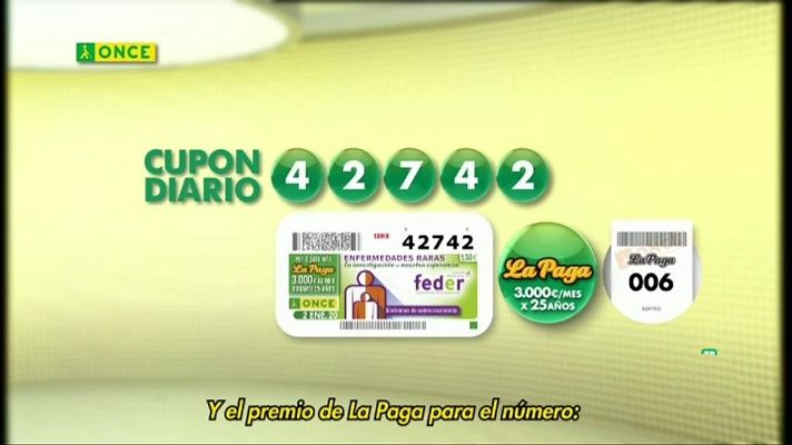 Sorteos ONCE - Sorteo ONCE - 02/01/20