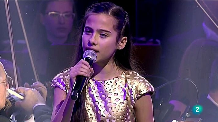 Los conciertos de La 2 - Melani García canta 'Marte' en el Concierto de Reyes 2020