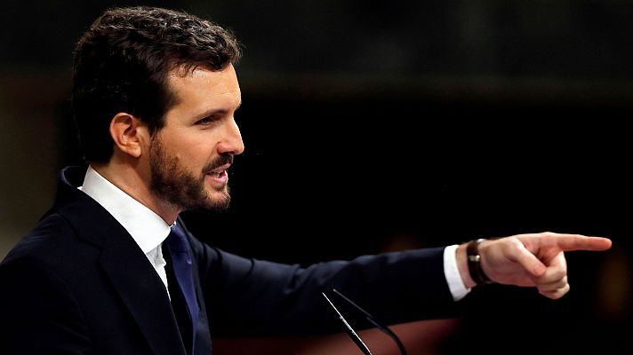 Especiales informativos - Intervención íntegra de Pablo Casado durante la primera jornada de investidura