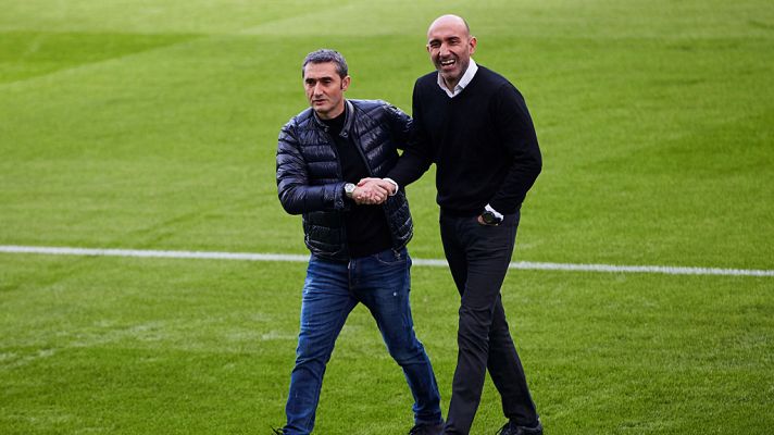 Telediario 1 - Abelardo y Valverde, protagonistas del derbi catalán