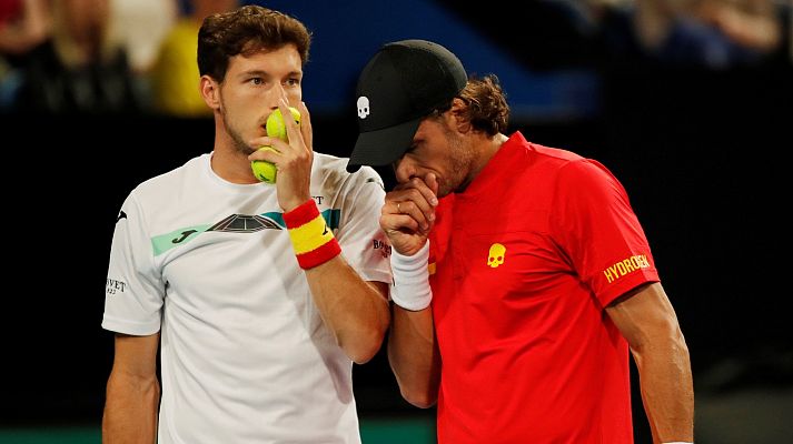 Tenis - ATP Cup 3º partido dobles: España - Georgia