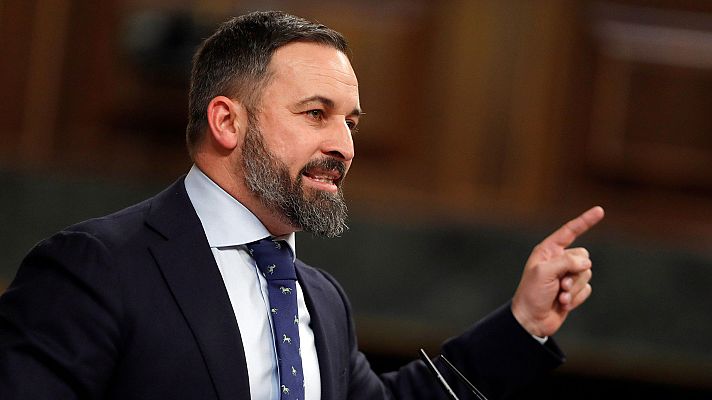 Telediario 1 - Abascal abre su intervención pidiendo la detención de Torra y mantiene un duro intercambio dialéctico con Sánchez